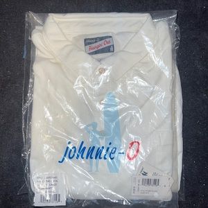 White Johnnie O shirt